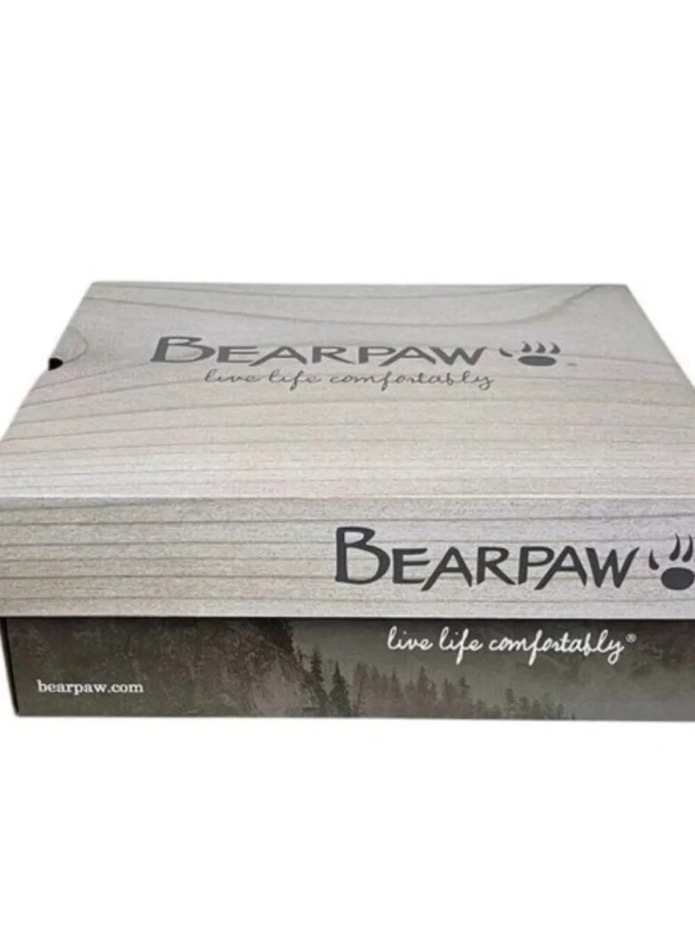 Bearpaw Boo Gray Shearling Wool Curly Lamb Fur Boho Sherpa Boots Women's 8 NEW